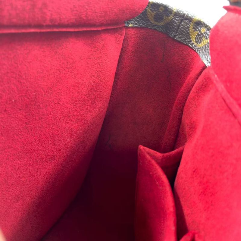 Louis Vuitton Vivacite GM Monogram Leather ×PVC Brown Shoulder Bag Gold M51163