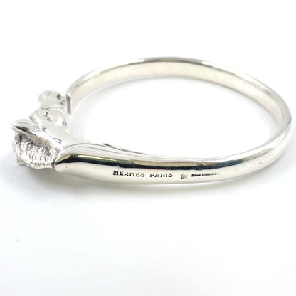 Hermes Cheval Horse Sv925 Silver Bangle