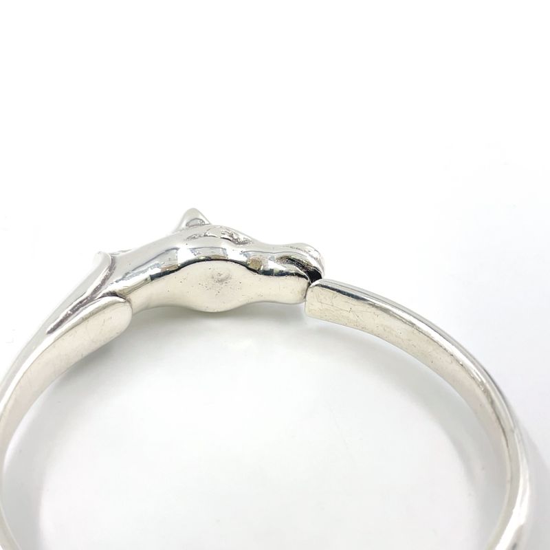 Hermes Cheval Horse Sv925 Silver Bangle