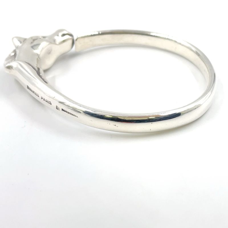 Hermes Cheval Horse Sv925 Silver Bangle