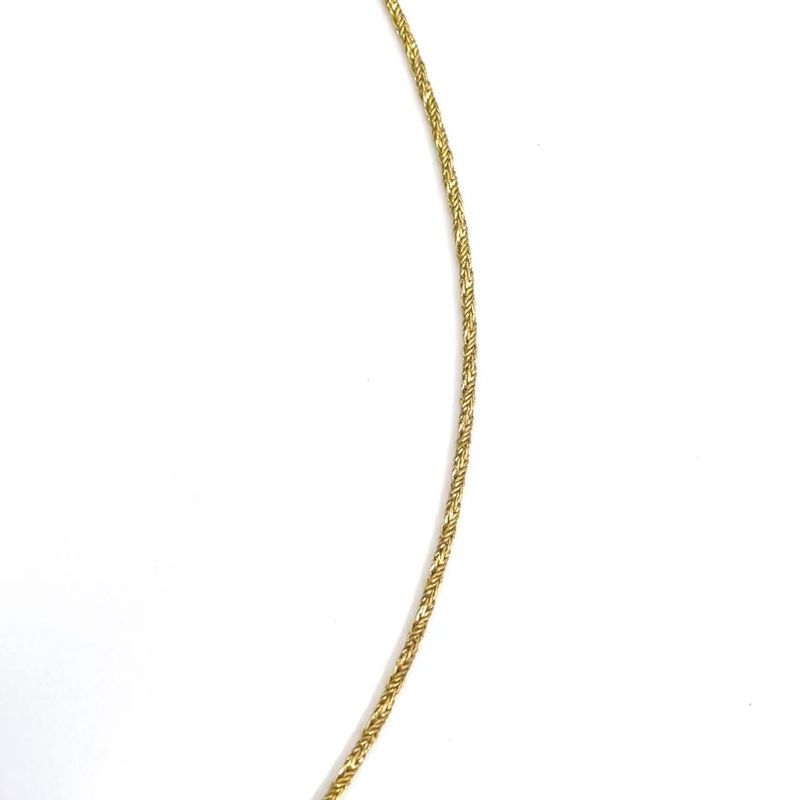 Christian Dior Fruit Motif Metal Gold X Silver Necklace