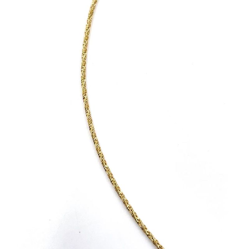 Christian Dior Fruit Motif Metal Gold X Silver Necklace