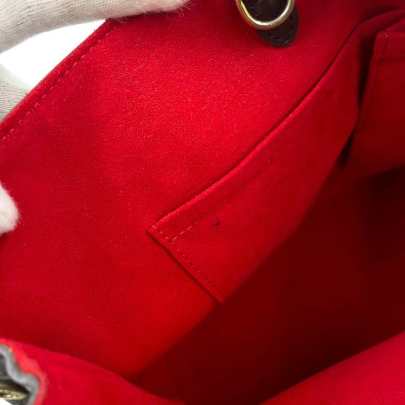 Louis Vuitton Hampstead PM Damier Ebene Damier Ebene Leather × PVC Brown Tote