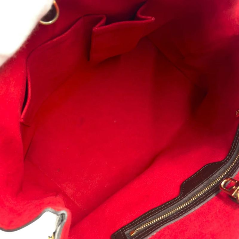 Louis Vuitton Hampstead PM Damier Ebene Damier Ebene Leather × PVC Brown Tote