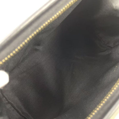 Fendi Pecan Pattern Mini Boston PVC Khaki Brown X Black Handbag Gold