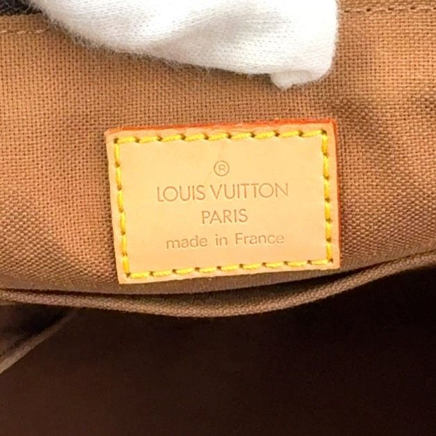 Louis Vuitton Popincourt O Monogram Leather × PVC Brown Tote Bag Gold M40007