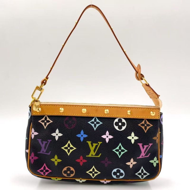 Louis Vuitton Pochette Accessory Monogram Multicolor Monogram Multicolor Noir