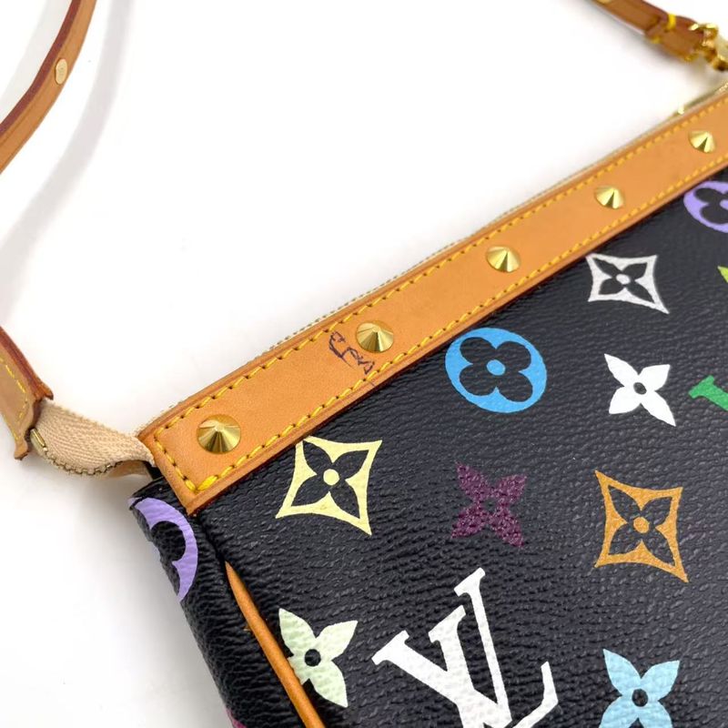 Louis Vuitton Pochette Accessory Monogram Multicolor Monogram Multicolor Noir