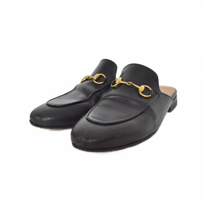 Gucci Princetown Horsebit Mule Loafers 36 Black 423513 AA