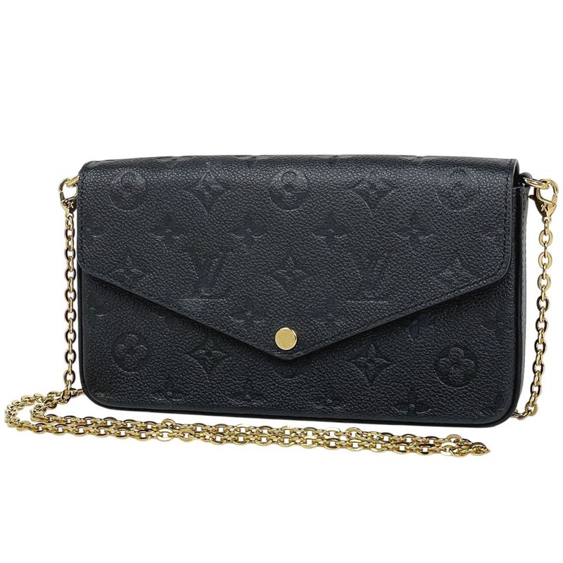 Louis Vuitton Pochette Félicie 2WAY Chain Wallet Shoulder Bag Monogram Empreinte