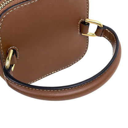 Celine Mini Vanity Case Cuir Triomphe 2WAY Shoulder Bag Double Zipper Handbag