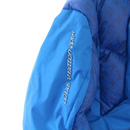 Louis Vuitton Heat Reactive Puffer Monogram Down Jacket 48 Blue Rm221 M I64
