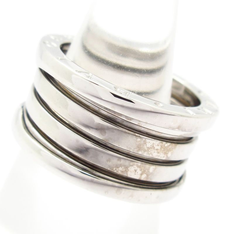 Bvlgari Ring 54 B-zero1 18K White Gold