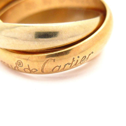 Cartier 3 Ring 50 Trinity 18K Three Color