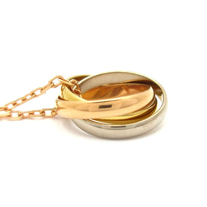 Cartier Necklace Baby Trinity 18K Three Color