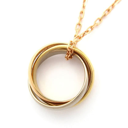 Cartier Necklace Baby Trinity 18K Three Color