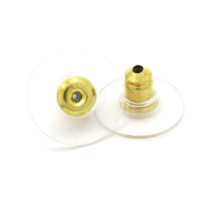 Chanel Earrings Coco Mark Gold X Black X Pink