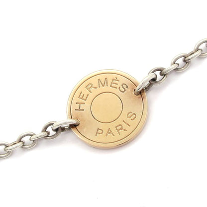 Hermes Necklace Serie 18K Pink Gold×silver