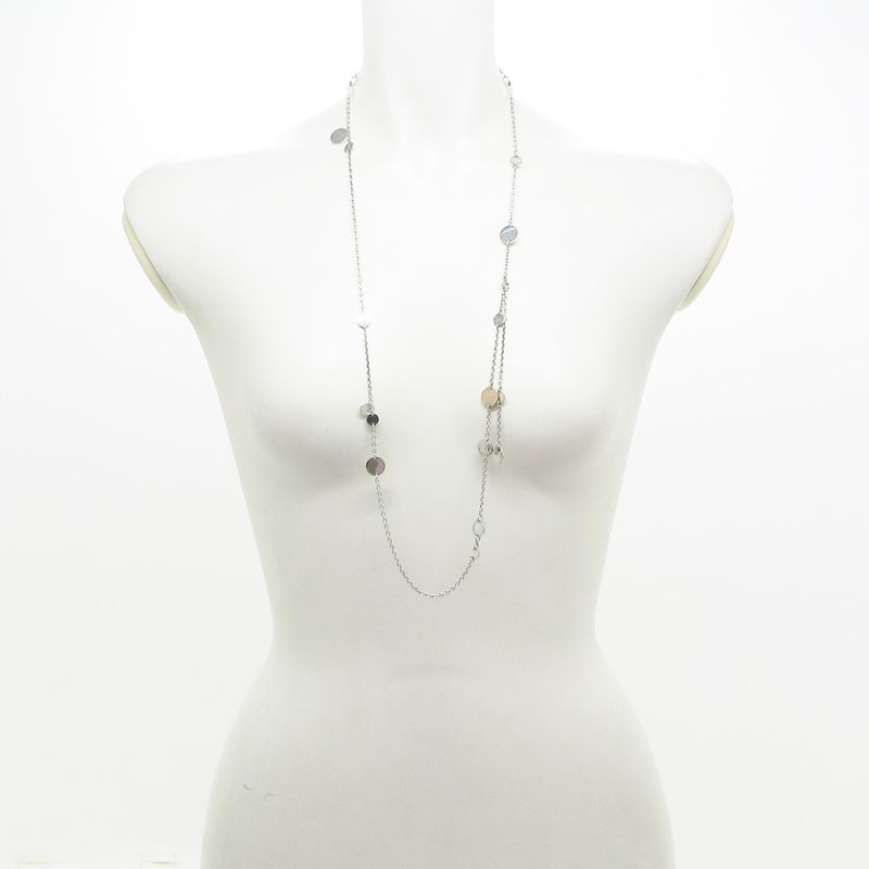 Hermes Necklace Serie 18K Pink Gold×silver