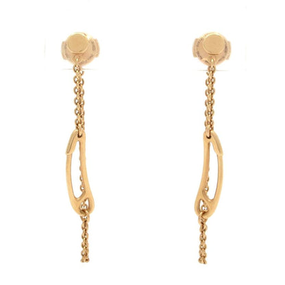 Hermes Earrings Chaine D'ancre Mini Punk 18K Pink Gold