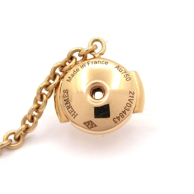 Hermes Earrings Chaine D'ancre Mini Punk 18K Pink Gold