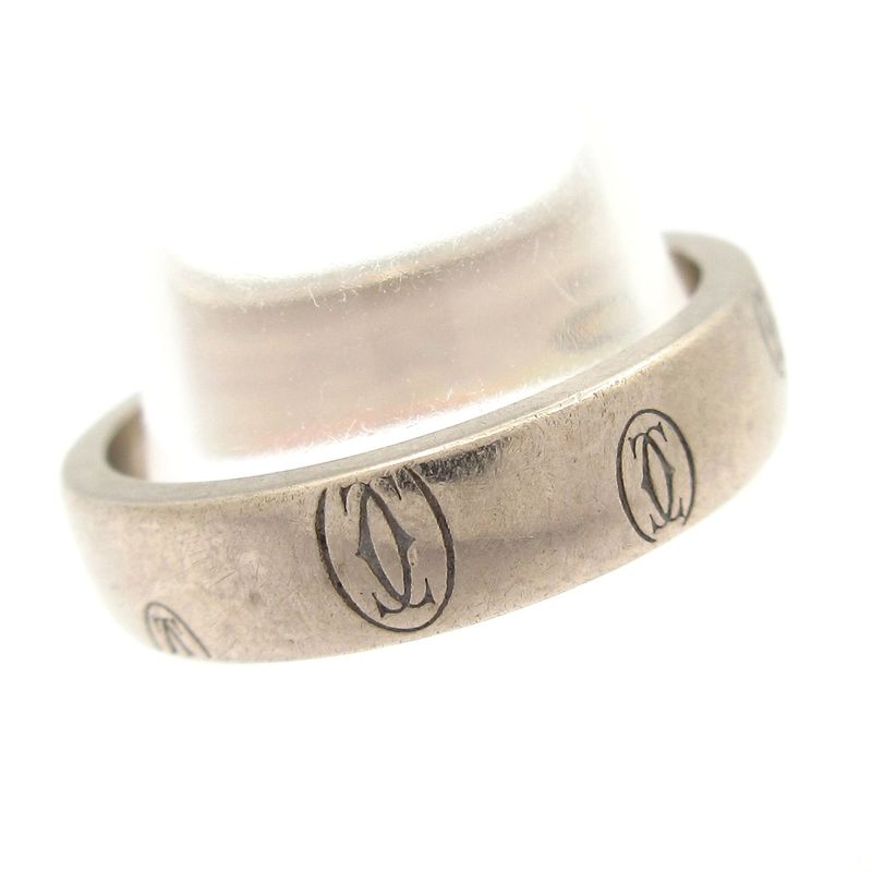 Cartier Ring 48 Happy Birthday 18K White Gold