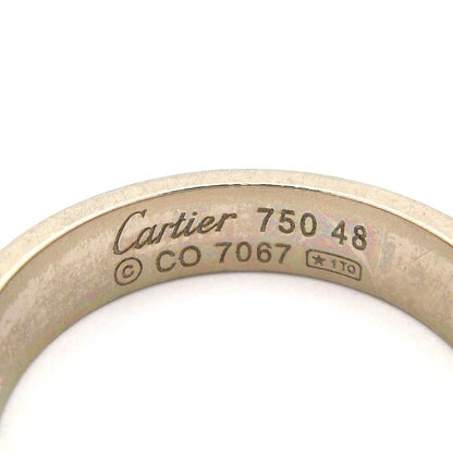 Cartier Ring 48 Happy Birthday 18K White Gold