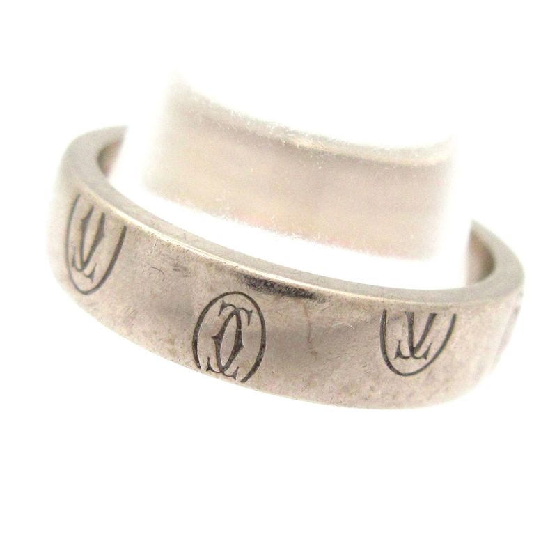 Cartier Ring 48 Happy Birthday 18K White Gold