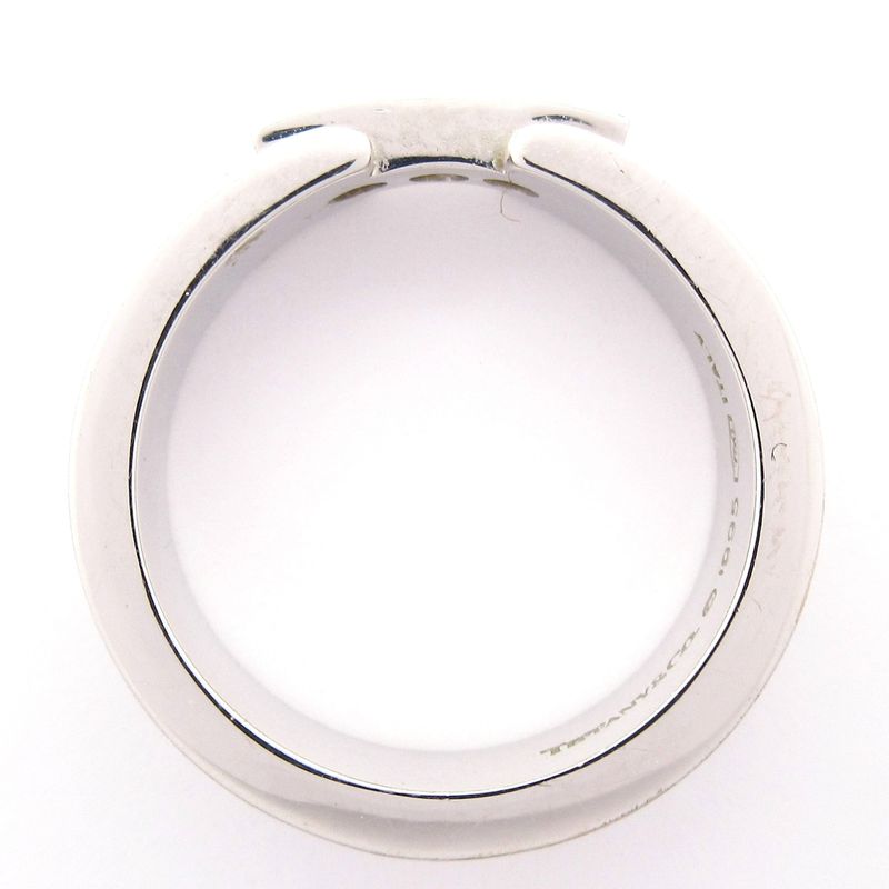 Tiffany & Co(tiffany & Co) Ring Atlas 18K White Gold X Diamond 3P Diamond