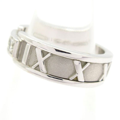 Tiffany & Co(tiffany & Co) Ring Atlas 18K White Gold X Diamond 3P Diamond