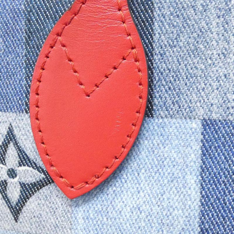 Louis Vuitton Denim Monogram Neverfull MM M44981 Bag