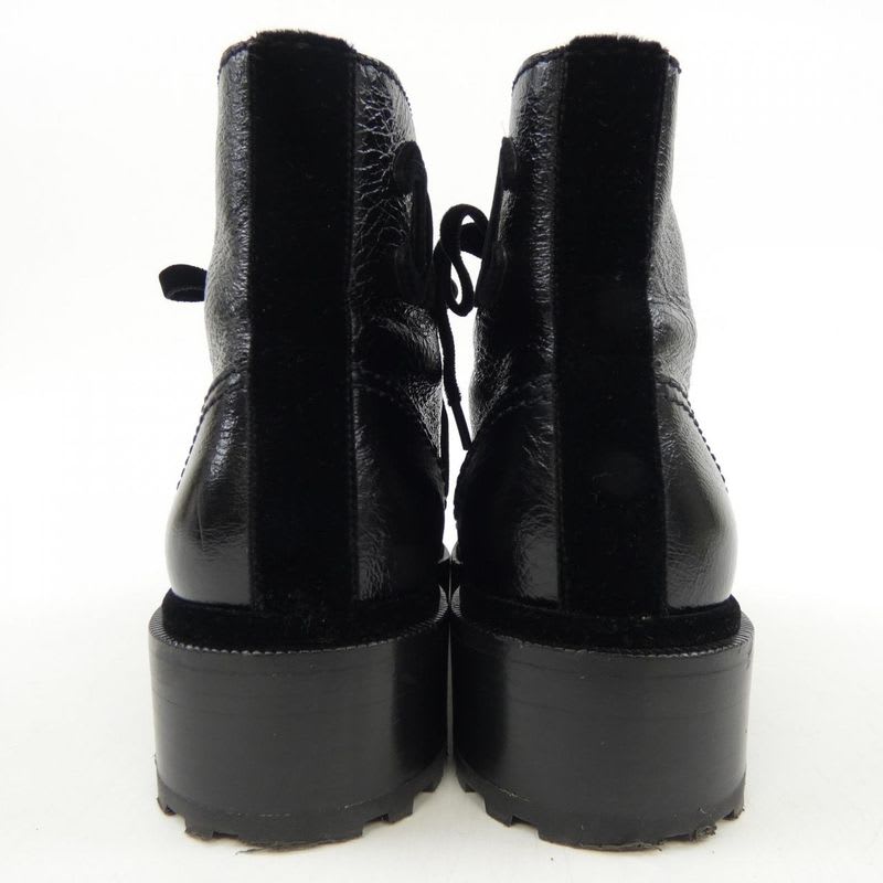 Chanel Lace Up Boots