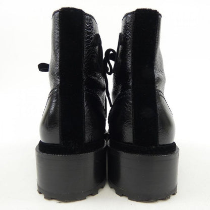 Chanel Lace Up Boots