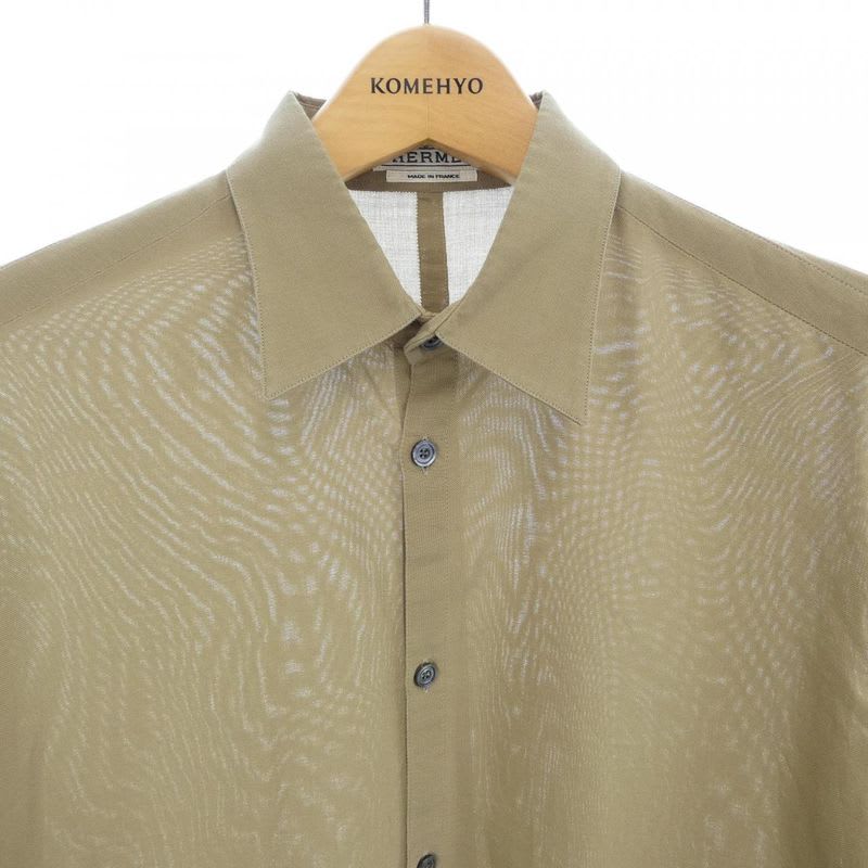 Hermes Khaki Size 38 Shirt