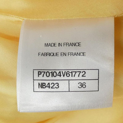 Chanel Size 36 Yellow Skirt