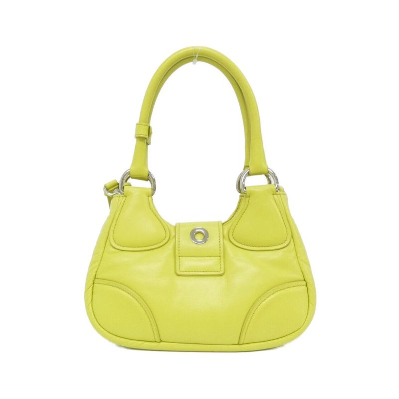 Prada 1 Ba381 Nappa Yellow Bag