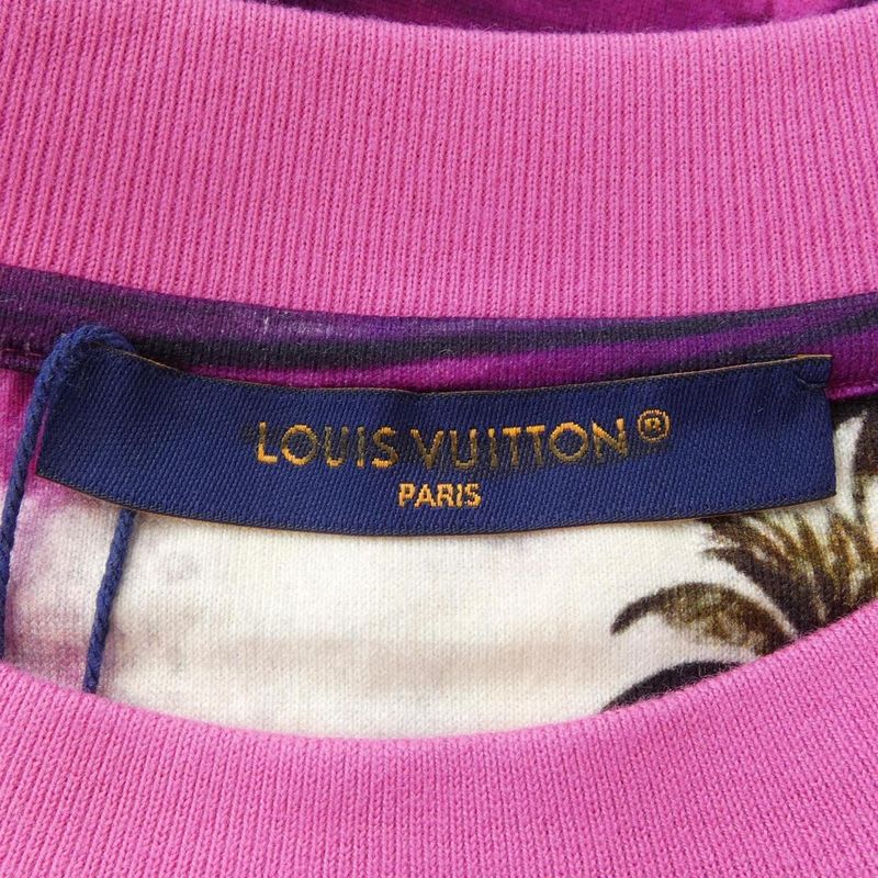 Louis Vuitton Printed Short Sleeve Cotton T-Shirt Hry 20 Wnpg