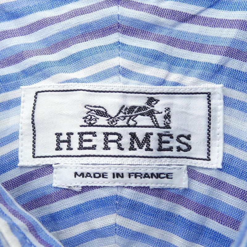 Hermes Navy Size 39 Shirt