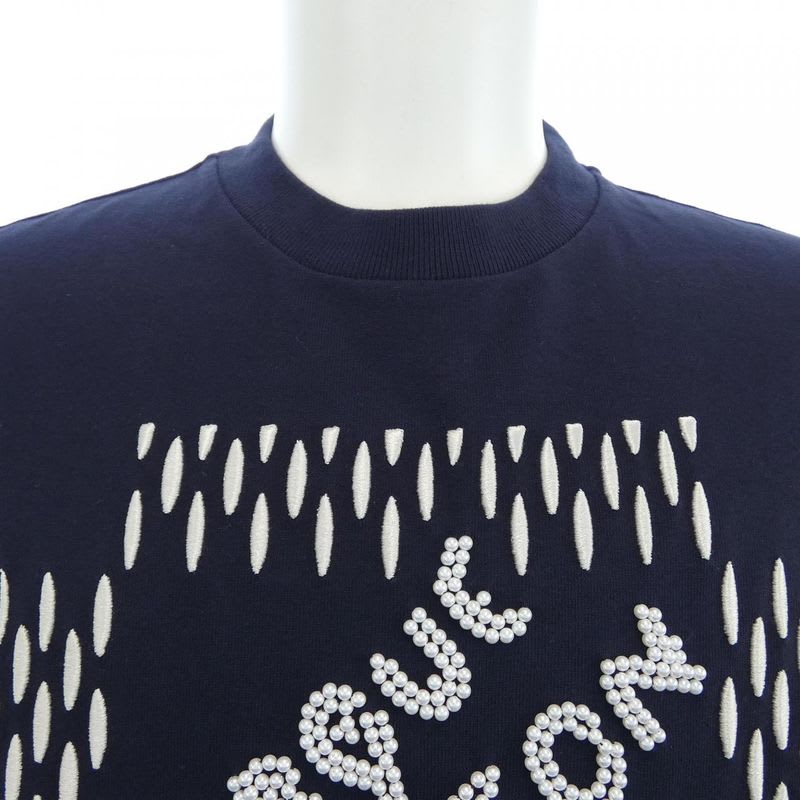 Louis Vuitton Embroidered Signature Cotton T-Shirt Hqy 71 Wnpl