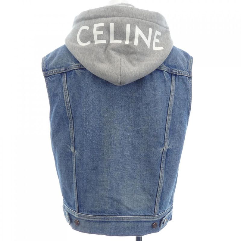 Celine Truckerjacket IN Union Washi Denim 2 F Vest