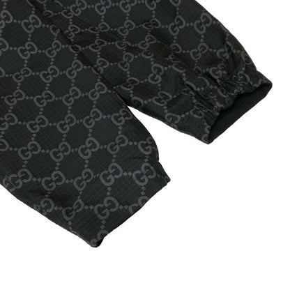 Gucci Blouson Size 44 S Men's GG Ripstop Nylon Reversible Jacket 770276 Black