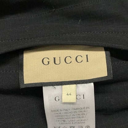 Gucci Blouson Size 44 S Men's GG Ripstop Nylon Reversible Jacket 770276 Black
