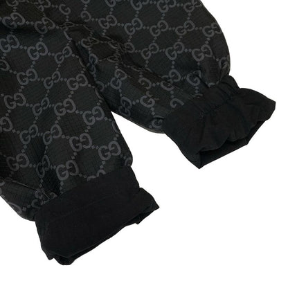 Gucci Blouson Size 44 S Men's GG Ripstop Nylon Reversible Jacket 770276 Black