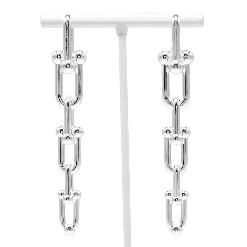 Tiffany & Co Hardware Graduated Link Silver 925 Women's 22.2