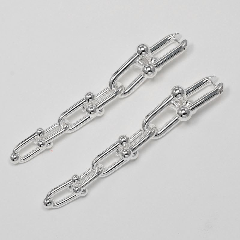 Tiffany & Co Hardware Graduated Link Silver 925 Women's 22.2