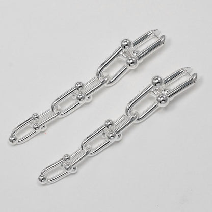 Tiffany & Co Hardware Graduated Link Silver 925 Women's 22.2