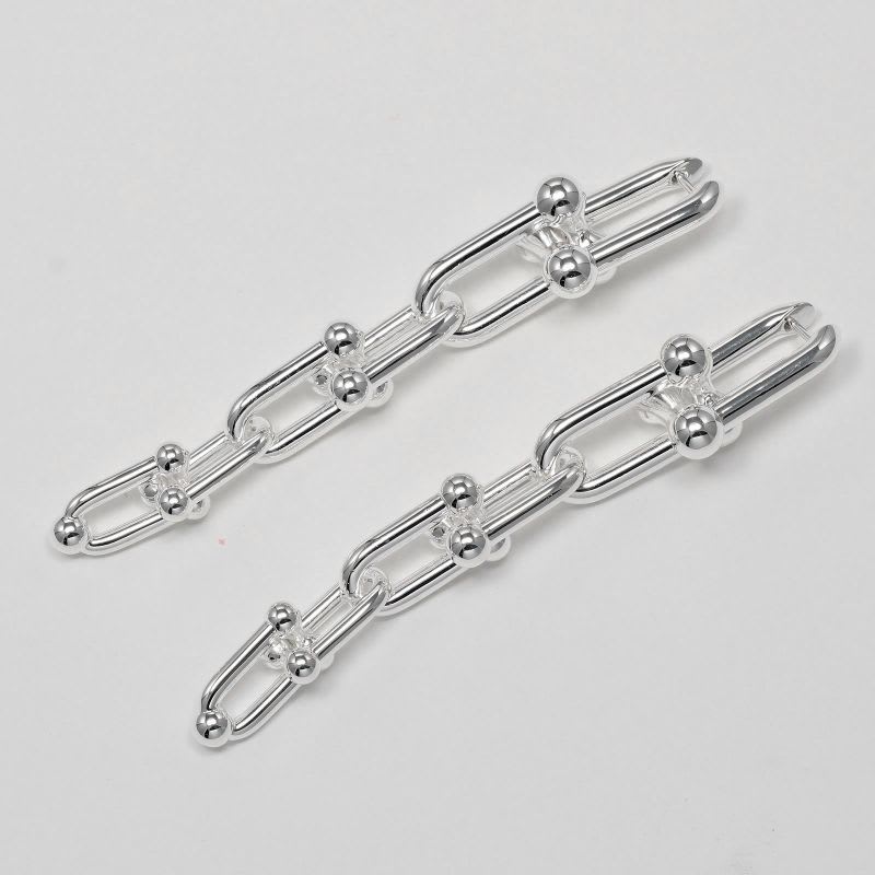 Tiffany & Co Hardware Graduated Link Silver 925 Women's 22.2