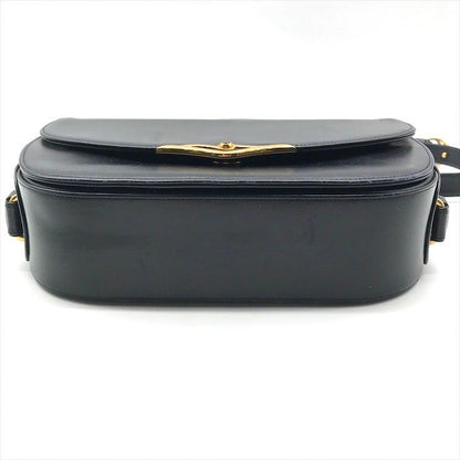 Cartier Saffiano Leather Shoulder Bag Navy Present