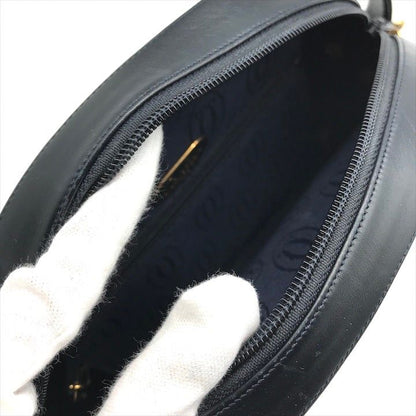 Cartier Saffiano Leather Shoulder Bag Navy Present