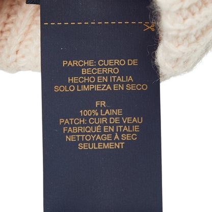 Louis Vuitton Glove Maille LV Medallion Gloves Size S M79254 Camel Rose Pink